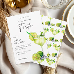 Margarita Mexican Fiesta Floral Vrijgezellenfeest Kaart