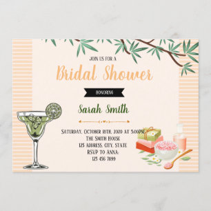 Margarita mini invitation à la fête du visage