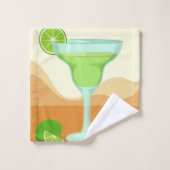 "Margarita" nom personnalisé ensemble de serviette (Gant de toilette)