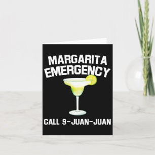 Margarita Noodgeval Mexicaans Feest Grappig Cinco  Kaart