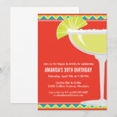 Margarita Party Invitation (Devant / Derrière)