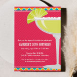 Margarita Party Invitation<br><div class="desc">Joignez-vous à la fête avec cette invitation de fête inspirée de margarita en couleurs vives.</div>