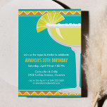 Margarita Party Invitation<br><div class="desc">Joignez-vous à la fête avec cette invitation de fête inspirée de margarita en couleurs vives.</div>