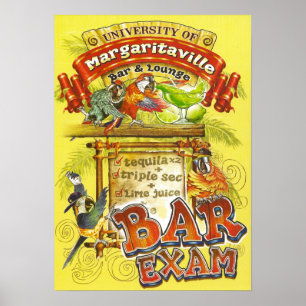 Margarita Poster=pass het barexamen Poster