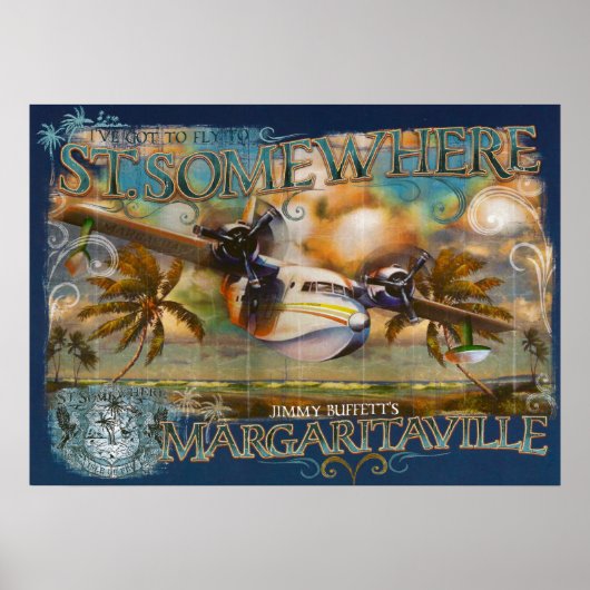 Margarita Poster=St. Ergens Poster (Voorkant)