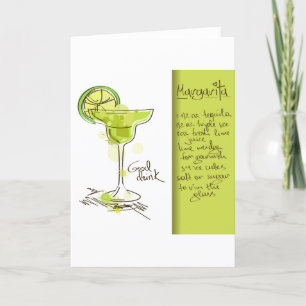 Margarita Recept Bedankkaart