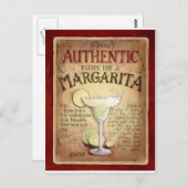 margarita recept briefkaart (Voorkant / Achterkant)