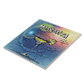 Margarita Recipe Blue Bar Tegeltje (Zijkant)