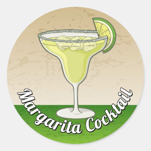 Margarita Ronde Sticker (Voorkant)