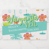 Margarita Sluier Afscheid Van De Meisjes Illustrat Sparkling Wijnetiket (Enkel label)