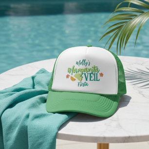 Margarita Sluier Tropische Bachelorette Trucker Pet