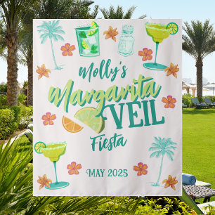 Margarita Sluier Tropische Bachelorette Wandkleed