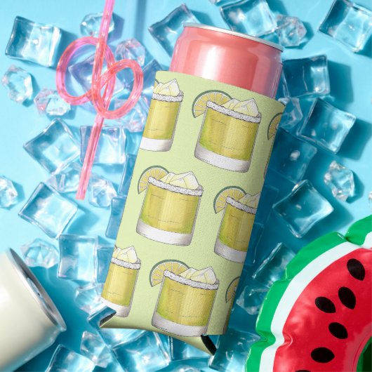 Margarita Summer Cocktail Mixed Drink Lime Green (Insitu Zomer)