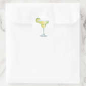 Margarita Time Ronde Sticker (Tas)