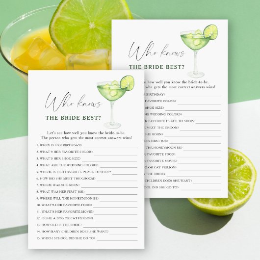 Margarita Wie kent de bruid het beste?