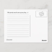 MARGARITAS BRIEFKAART (Achterkant)