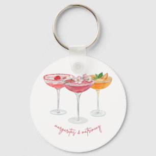 Margarita's en Huwelijk Kleurrijke Margarita's Sleutelhanger