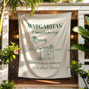 Margaritas & Huwelijk Vrijgezellenweekend Wandkleed