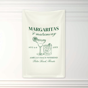 Margaritas & Huwelijksvrijgezellenweekend Spandoek
