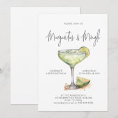 Margaritas & Mingle Cocktail Party Kaart (Voorkant / Achterkant)