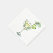 Margaritas Tropisch Monogram Servet (Hoek)
