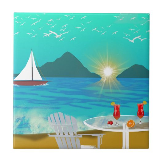 Margaritaville Tegeltje (Voorkant)