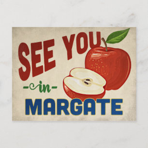 Margate Florida Apple - Vintage Travel Briefkaart