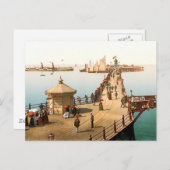 Margate Jetty British Seaside Briefkaart (Voorkant / Achterkant)