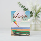 Margate Kent vintage poster Briefkaart (Staand voorkant)
