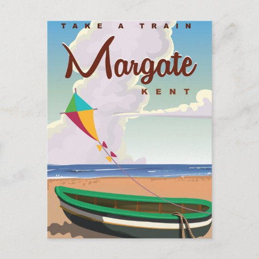 Margate Kent vintage poster Briefkaart (Voorkant)