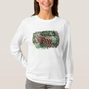 Margay, Leopardus wiedi, Inheems in Mexico tot in T-shirt