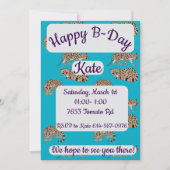 Margays Happy Birthday Kaart (Voorkant)