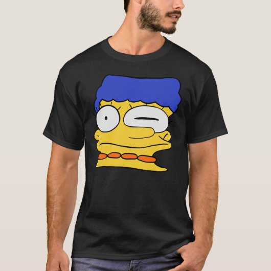 Marge smeared face Classic T-Shirt (Voorkant)