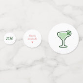 Marges et table de mariage Confetti (Derrière)