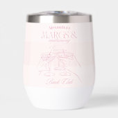 Marges Roses Et Bachelorette De Mariage (Avant)