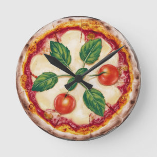 Margherita Pizza Ronde Klok