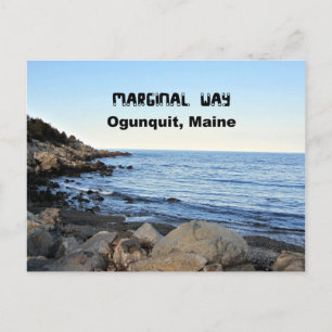 Marginal Way, Ogunquit, Maine Briefkaart