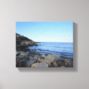 Marginal Way, Ogunquit, Maine Canvas Afdruk