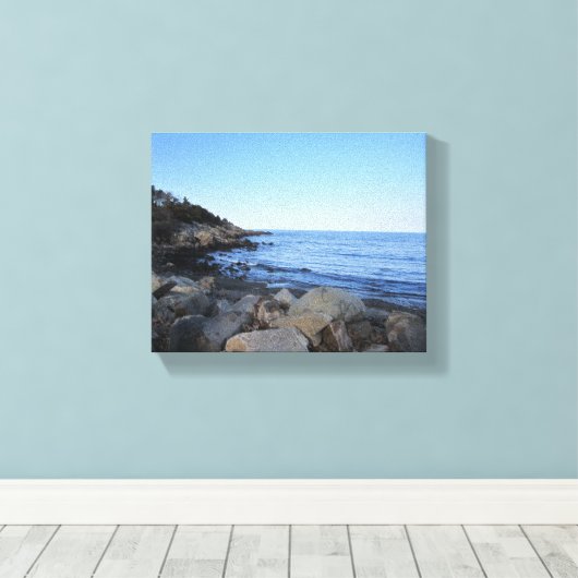 Marginal Way, Ogunquit, Maine Canvas Afdruk (Insitu (Houten vloer))