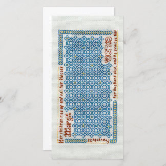 "Margit" 8 x 4" platte Kaart