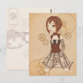 Margo - Carte postale Steampunk (Devant / Derrière)