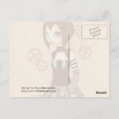 Margo - Carte postale Steampunk (Dos)