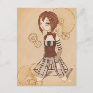 Margo - Carte postale Steampunk