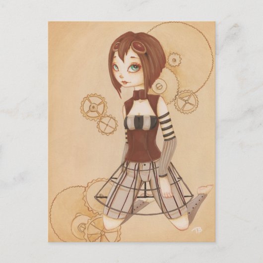 Margo - Carte postale Steampunk (Devant)