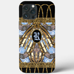 Margo Spray Unique Elegant Monogram iPhone 13 Pro Max Hoesje