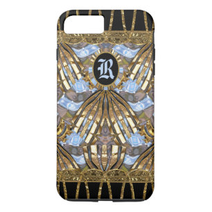 Margo Spray Unique Elegant Monogram iPhone 8 Plus / 7 Plus Hoesje