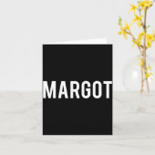 Margot - Cool New Funny Name Fan Gift Tee  Kaart (Gele Bloem)