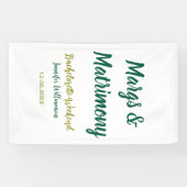 Margs and matrimony add name date bachelorette par spandoek (Horizontaal)