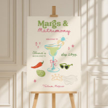 Margs and Matrimony Bachelorette Welcome Sign, Mar