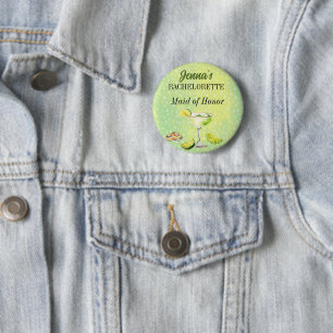 Margs en Huwelijk Bachelorette Feest Ronde Button 5,7 Cm